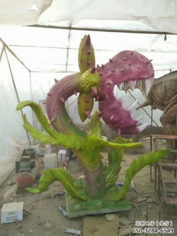 食人花雕制作,廣場系列,彩繪食人花雕塑優選 食人花雕制作,廣場系列,彩繪食人花雕塑優選