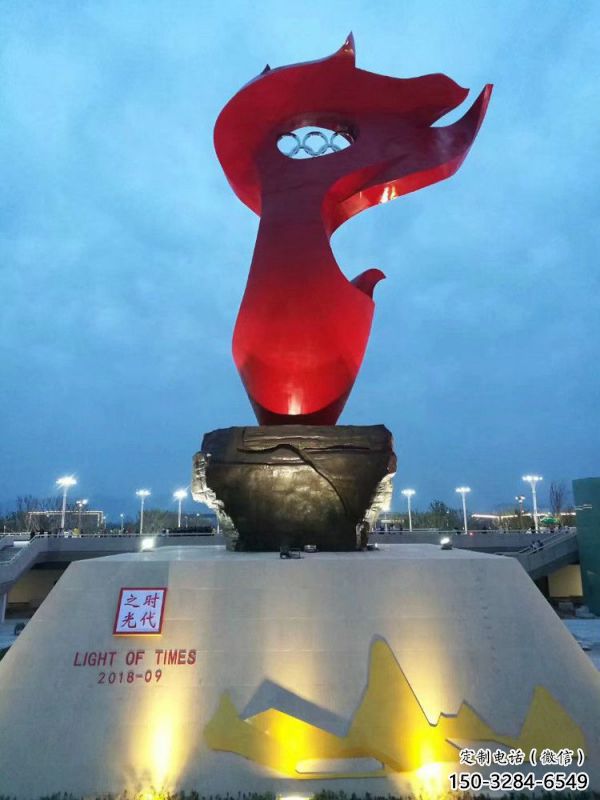 火炬雕塑服務(wù)商，創(chuàng)意雕塑，不銹鋼火炬雕塑訂做