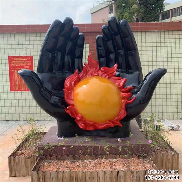 雕塑火球景觀制造，街景小品，景觀不銹鋼火球雕塑優價