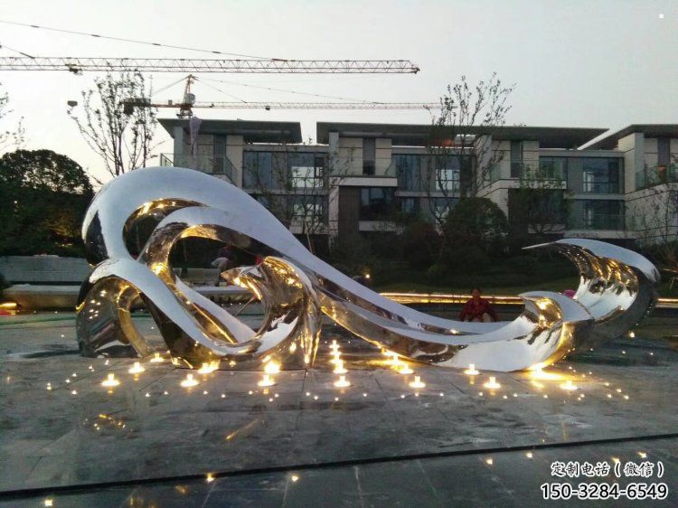 大型商場(chǎng)浪花雕塑 大型商場(chǎng)浪花雕塑