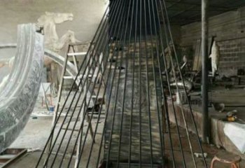 馬頭琴雕塑預定，露天雕塑，不銹鋼馬頭琴雕塑制作