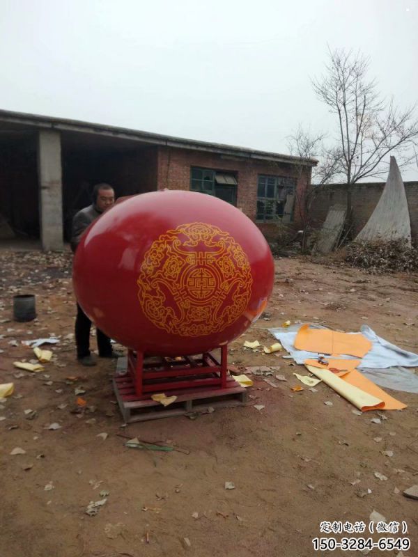 景觀圓球雕塑承接，鍛造工藝，烤漆圓球雕塑制造廠家
