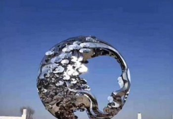 鏤空球雕塑優(yōu)價，小區(qū)擺件，異形鏤空球雕塑廠家精選
