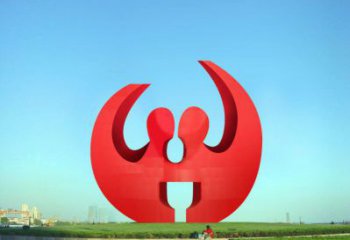 鏤空球雕塑指用，小區(qū)擺件，異形鏤空球雕塑制作