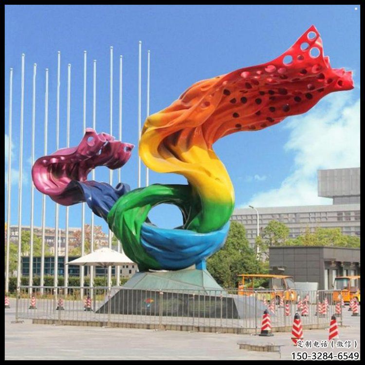 房地產(chǎn)絲帶雕塑 房地產(chǎn)絲帶雕塑