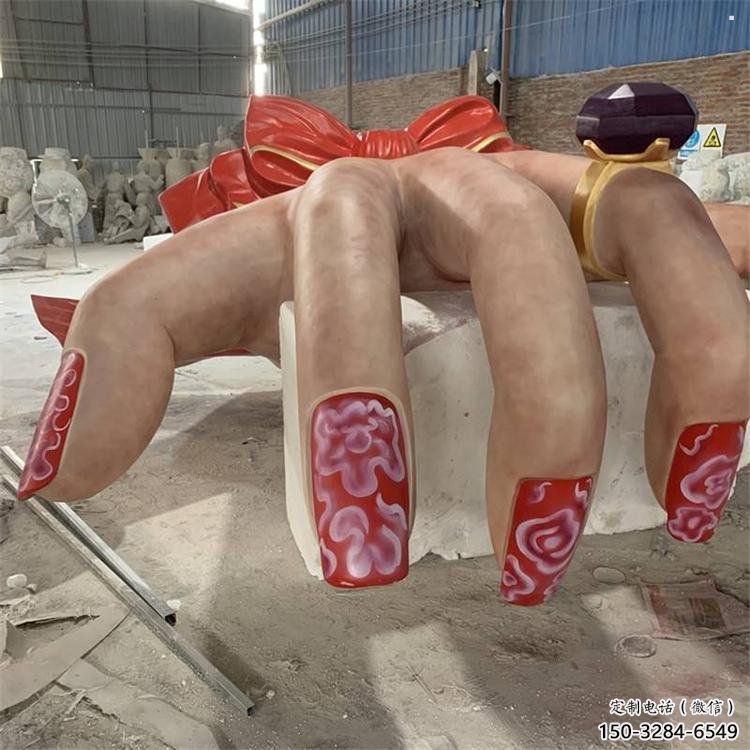 手指雕塑特供，景區雕塑，不銹鋼手指雕塑精選廠家