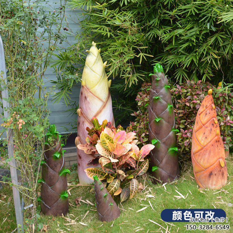 竹筍雕塑供需，小區雕塑，不銹鋼竹筍雕塑制造廠家