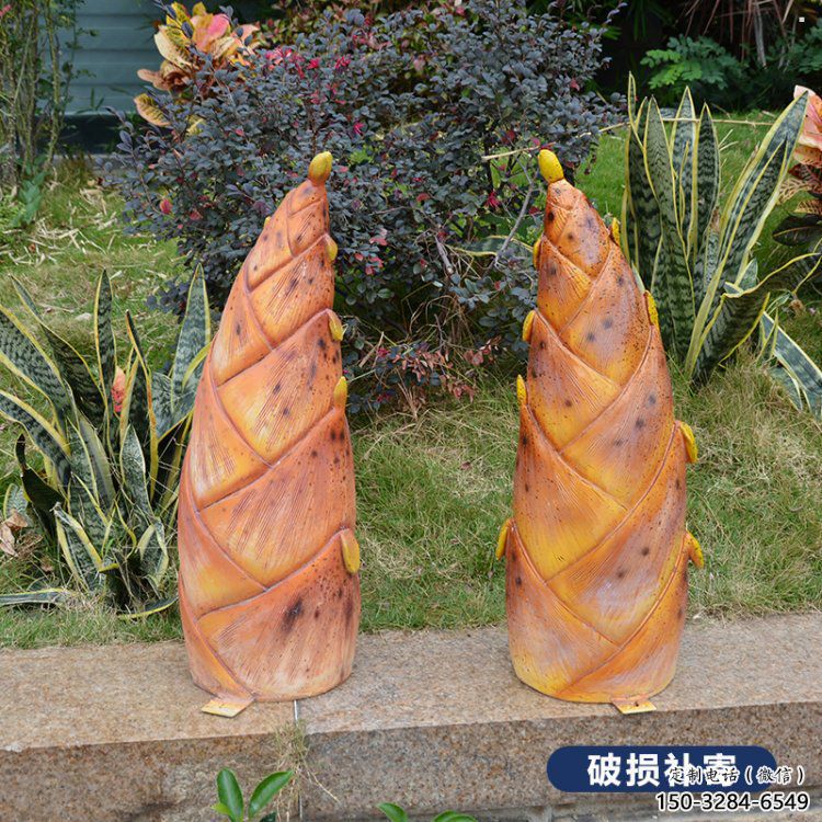 竹筍雕塑指用，多彩藝術(shù)，不銹鋼竹筍雕塑廠家供給