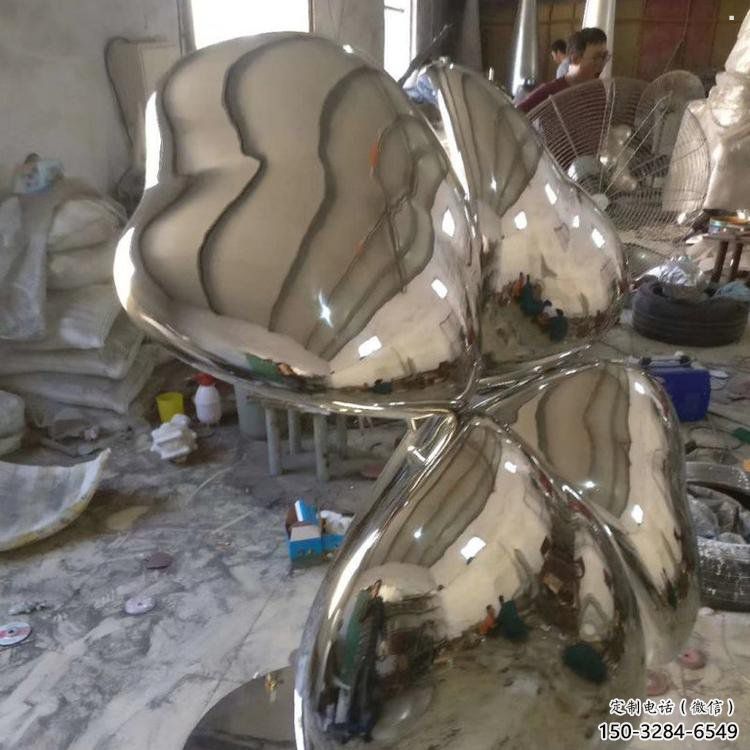 四葉草雕塑訂做,街道標識,不銹鋼四葉草雕塑定做 四葉草雕塑訂做,街道標識,不銹鋼四葉草雕塑定做