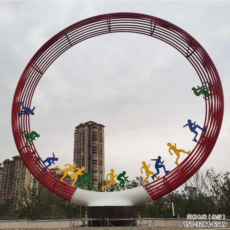 圓環(huán)雕塑點擊,地標(biāo)擺件,烤漆圓環(huán)雕塑承接 圓環(huán)雕塑點擊,地標(biāo)擺件,烤漆圓環(huán)雕塑承接
