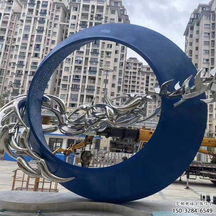 圓環雕塑訂做,城市雕塑,烤漆圓環雕塑專供 圓環雕塑訂做,城市雕塑,烤漆圓環雕塑專供