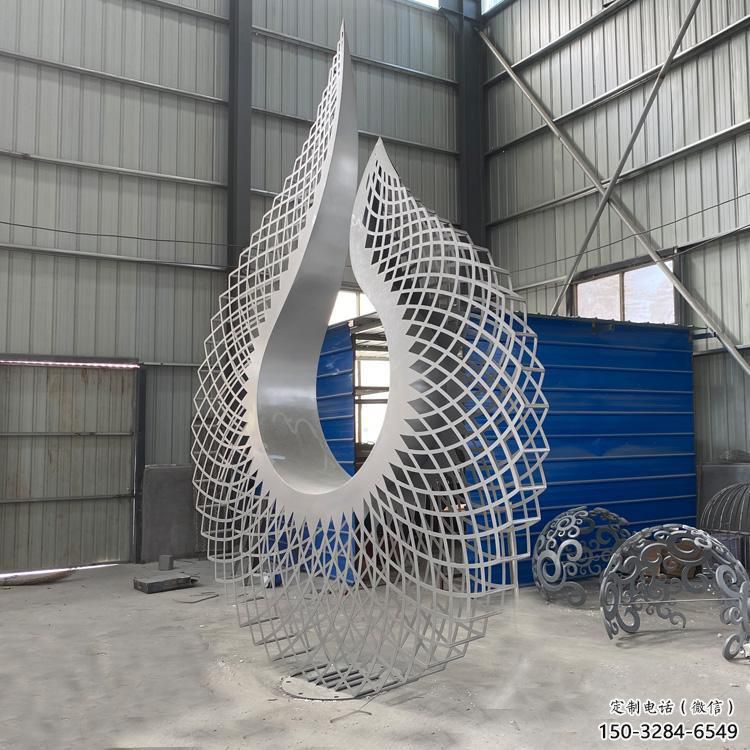 小圓環(huán)雕塑訂做，校園雕塑，鏤空圓環(huán)雕塑廠家