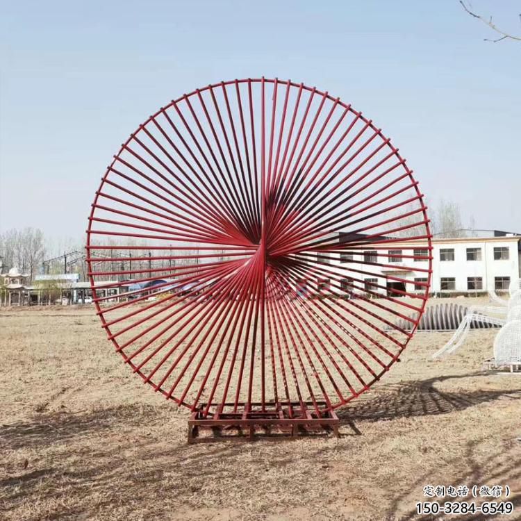 圓環(huán)雕塑定價(jià)，拉絲工藝，鏤空圓環(huán)雕塑制作廠家