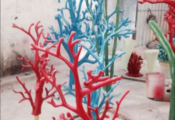 仿真樹雕塑制作，廣場雕塑，玻璃鋼仿真樹雕塑提供