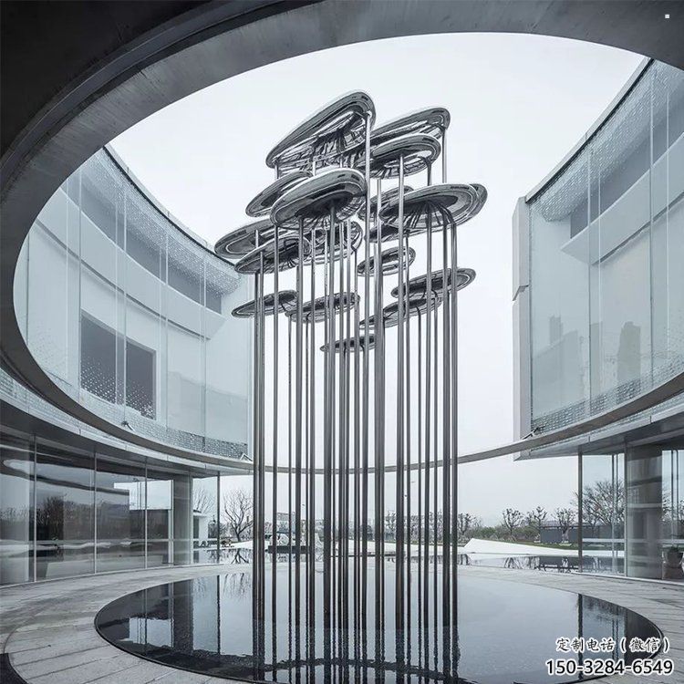 祥云雕塑標(biāo)準(zhǔn)，廣場(chǎng)雕塑，不銹鋼祥云雕塑供給