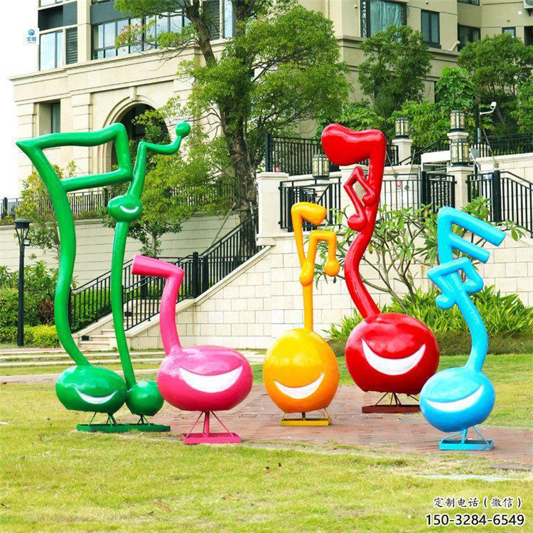 音樂符號雕塑供應，校園雕塑，音樂符號雕塑素材制造