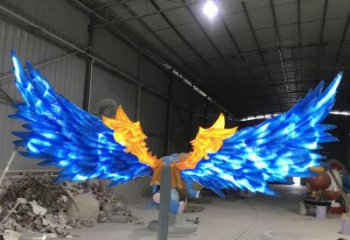 羽翼雕塑觀賞型，公園小品，不銹鋼羽翼雕塑常用