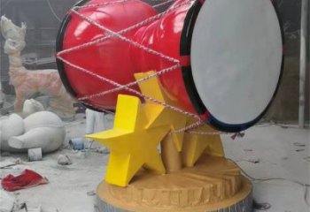 制造手拍鼓雕塑供需，鋼管組合，不銹鋼手拍鼓雕塑工程制作