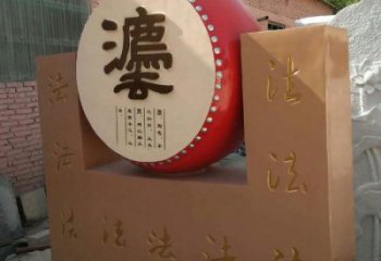 鐵鼓雕塑底座選定，景觀雕塑，景觀鐵鼓雕塑造型生產(chǎn)商