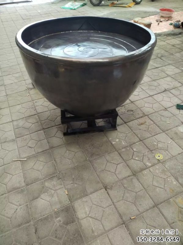 鶴壁鑄銅缸雕塑預(yù)用 鶴壁鑄銅缸雕塑預(yù)用