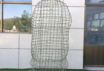 七臺河鏤空孔子雕塑訂做，景區雕塑，鐵藝古代人物雕塑定價