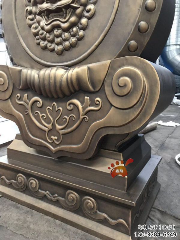 湖北抱箍鑄造觀賞型，露天雕塑，鑄銅抱箍雕塑訂做