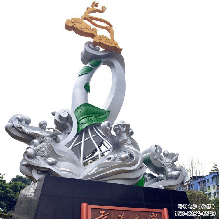 烏蘭察布蘭花雕塑承接，城市裝飾，大型蘭花花朵雕塑公司