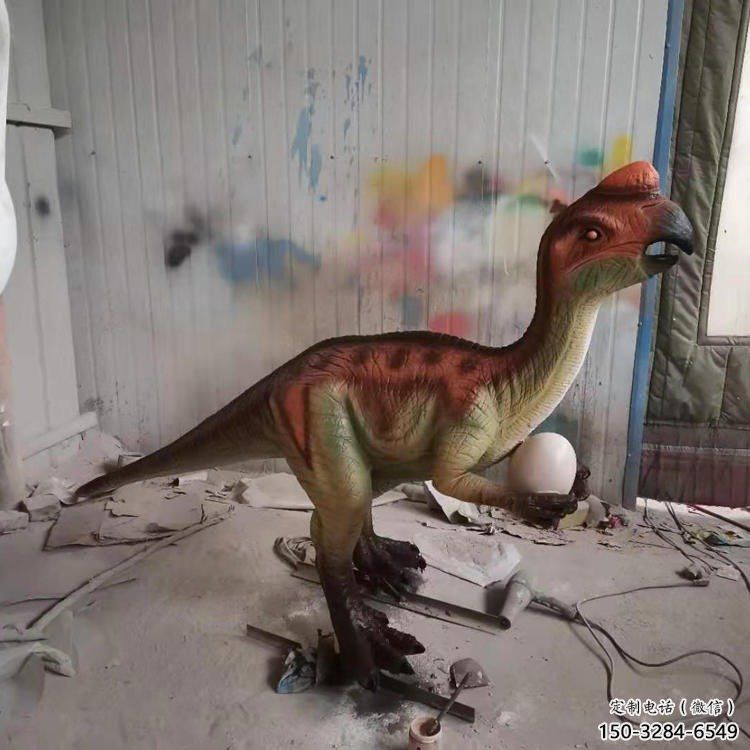 濱州抽象恐龍雕塑制造，動物雕塑，玻璃鋼恐龍雕塑展品