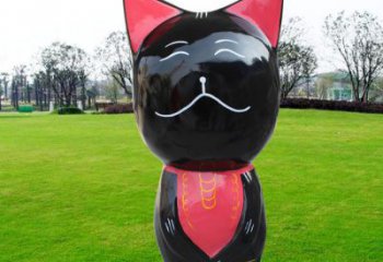 撫順廣場小貓雕塑，動物擺件，仿古工藝