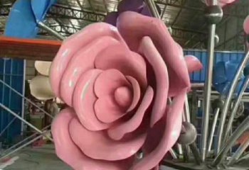 阿拉善盟牡丹花雕塑工廠優選，城市裝飾，牡丹花花朵雕塑供給