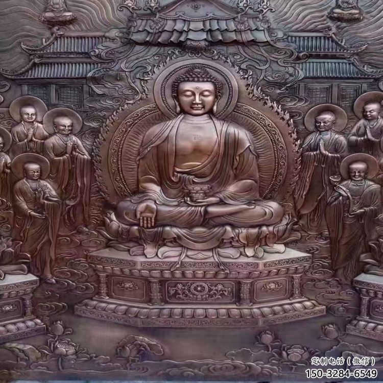 林周鍛銅浮雕常用，寺廟景觀，黃銅佛像浮雕生產商