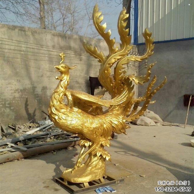 昭通鳳凰雕塑廠家，鍛造工藝，銅鳳凰雕塑廠家承接