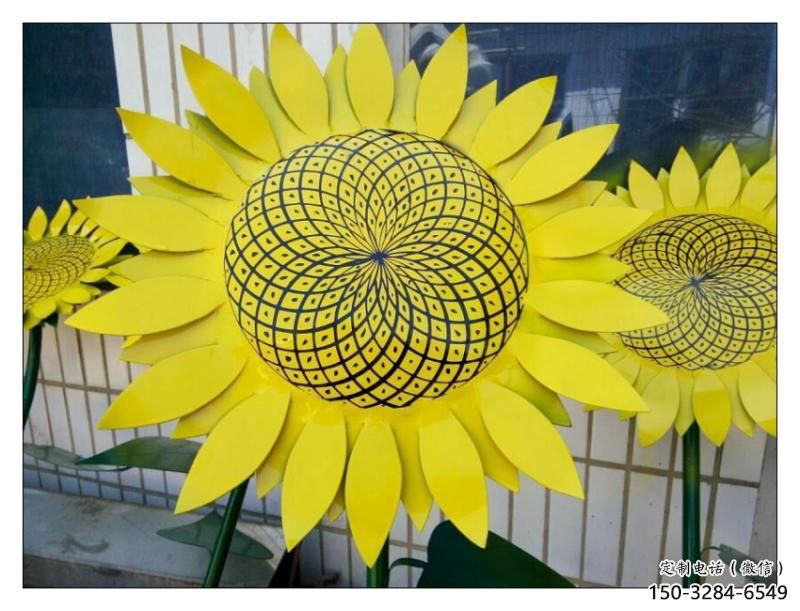 嘉興抽象花籃雕塑展品，小區雕塑，葵花花籃雕塑工程制作精選