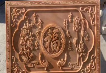 城關浮雕制造商，室外軟裝，景觀福字浮雕制作廠家