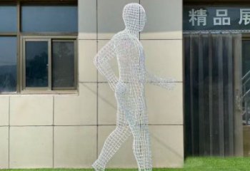 山南鏤空運(yùn)動(dòng)員雕塑服務(wù)商，美陳雕塑，鐵藝體育人物雕塑精選