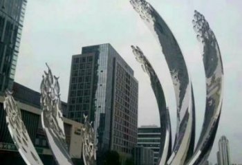 巴音郭楞地面噴泉雕塑小品，圓環結構概念，旱地水景噴泉體系