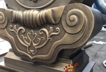 巴音郭楞抱箍鑄造觀賞型，露天雕塑，鑄銅抱箍雕塑訂做